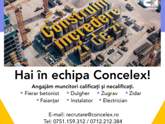 Hai in echipa Concelex